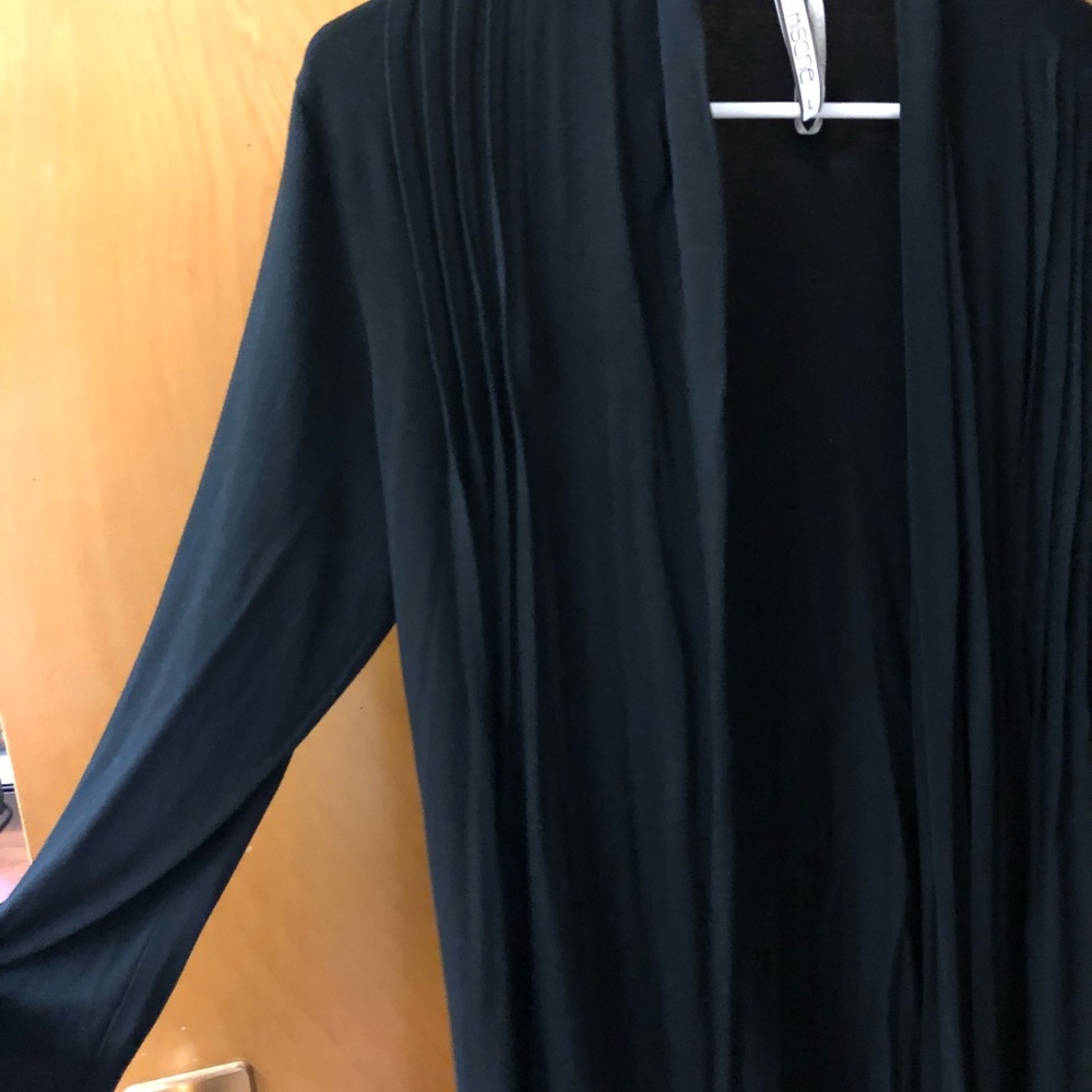 Black cardigan